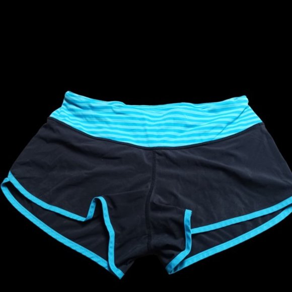 Lululemon Wet Dry Warm Speed Shorts.  Size 6 - Picture 1 of 7